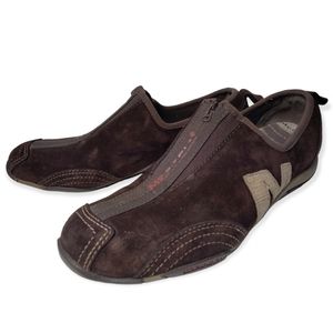 MERRELL Barrado Leather Chestnut Women's Shoes 6.5 Zip Slip On